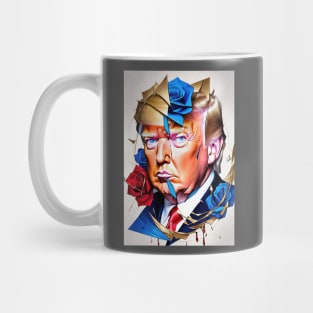 Donald Trump Abstract Mug